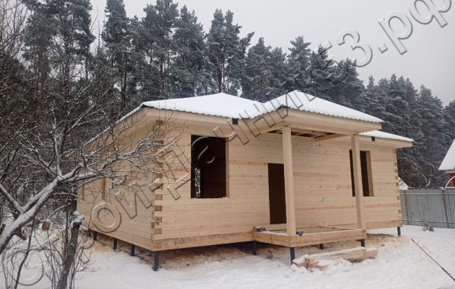 2 Брусовой дом ОД-41, 9Х13,5м, 127,8М², Московская область, Ступинский район, СНТ «Пражская Коммуна» (2)